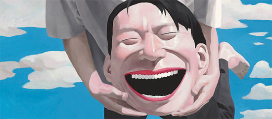 L’ombre du fou rire. Yue Minjun
